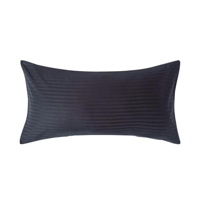 Homescapes Black Egyptian Cotton Ultrasoft Housewife Pillowcase 330 TC - King Size