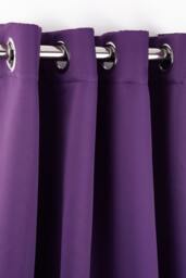 Woven Thermal Blackout Eyelet Curtains Amethyst 168cm x 228cm Purple Purple