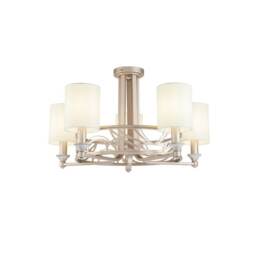 Vittoria Chandelier Cream with Gold, 5 Light, E14