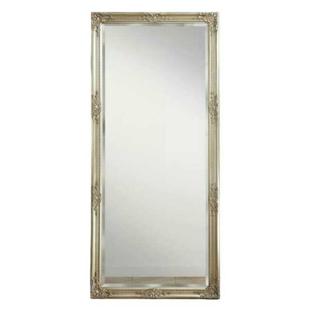 Highbury Rectangular Shape with Champagne Frame Leaner Mirror Gold H 165cm x L 74cm x W 4cm 1