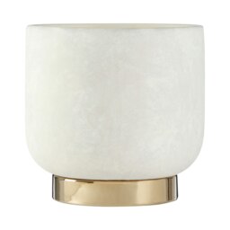 Callie Large Ceramic Planter. White White