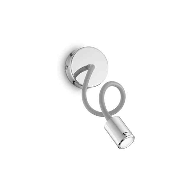 Focus LED 1 Light Wall Reading Light Chrome