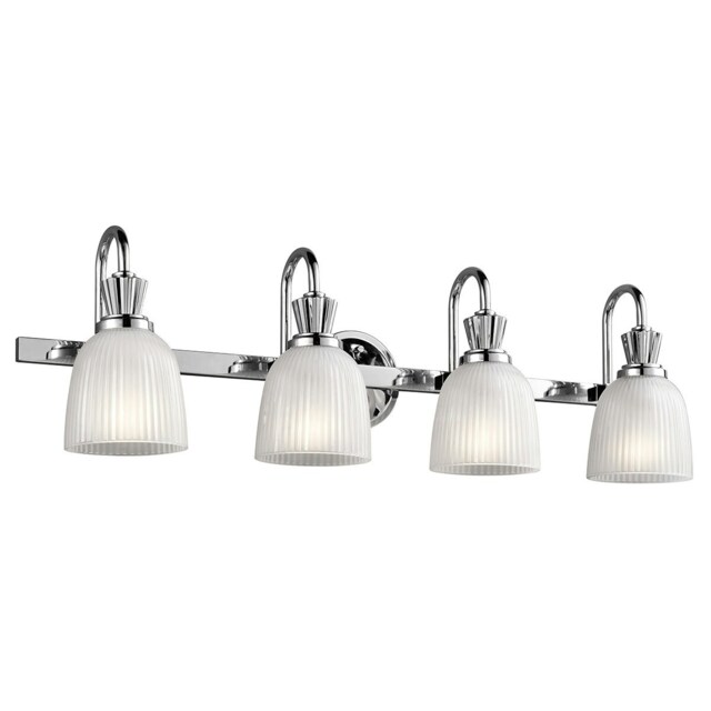 Cora 4 Light Bathroom Wall Light Polished Chrome IP44, G9