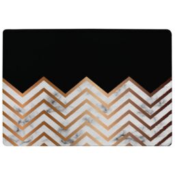 Marble Zig Zag Pattern Rug Multi