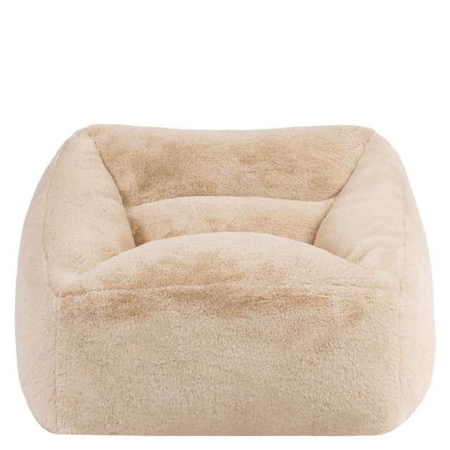 Icon Natalia Armchair Rabbit Faux Fur Natural