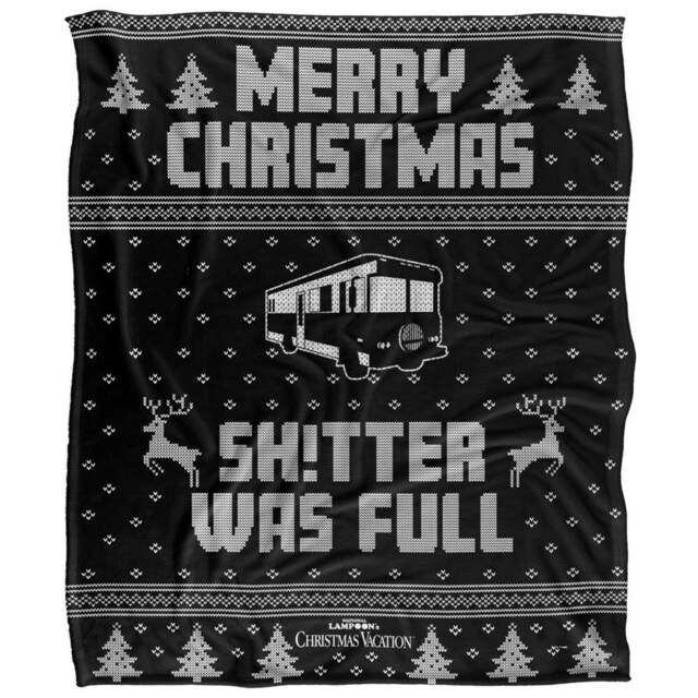 National Lampoon´s Christmas Vacation Fair Isle Christmas Blanket - Multicoloured - One Size
