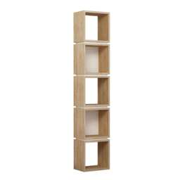 Decortie Multi Bookcase 32x22x167cm Oak White