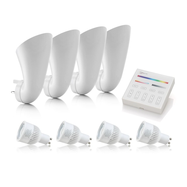 Auraglow Plugin Uplighter Smart Light Bundle White