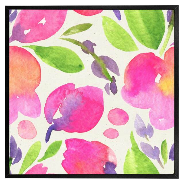 Botanical background (Picture Frame) Black L