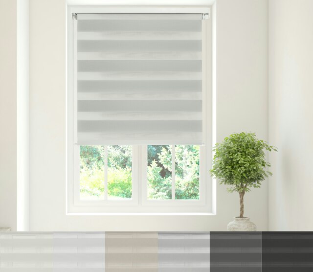 Day Night Blind Light Grey 140cm