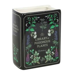 Something Different Poisonous Plants Book Vase - Black - One Size