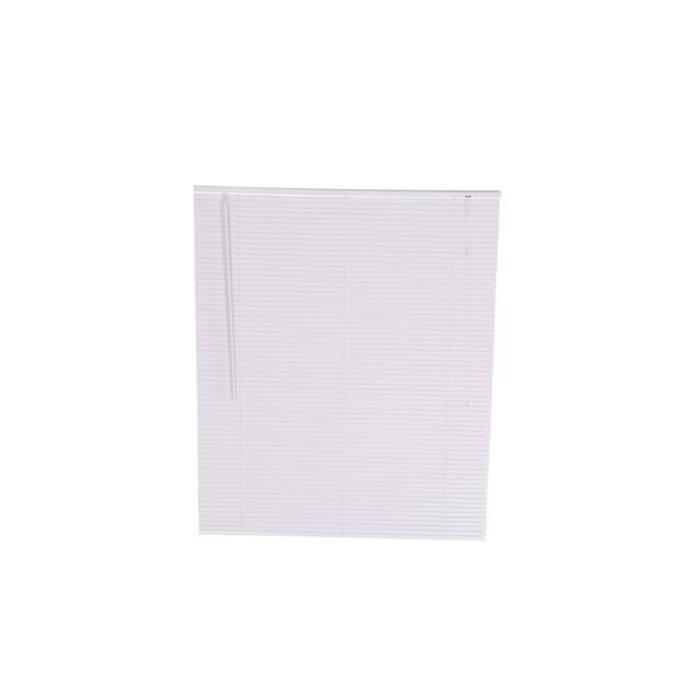 120 x 150cm PVC White Home Office Venetian Window Blinds with Fixings White