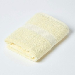 Homescapes Turkish Cotton Hand Towel - Yellow Yellow Hand towel