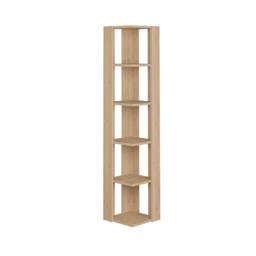 Decortie Nati Corner Bookcase 34x34x161cm Oak