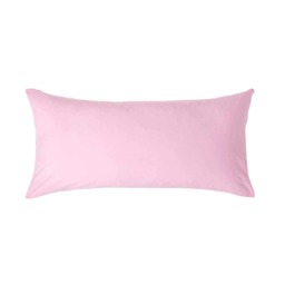 Homescapes Pink European Size Egyptian Cotton Pillowcase 200 TC - 40 x 80 cm