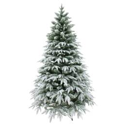 4FT Green Lapland Snow Covered Christmas Tree White 4ft