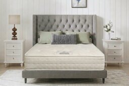 Cashmere 2000 Silk Pocket Spring Medium Firm Natural Mattress With Edge Support