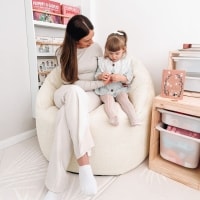 rucomfy Adults Indoor Bean Bag Chair - Snug Cinema Style