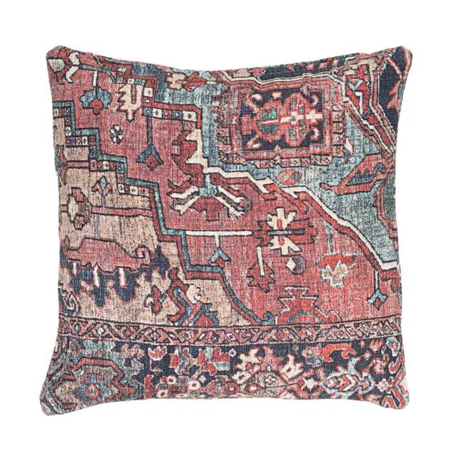 KUKOON Red Terracotta Persian Style Washable Cotton Cushion