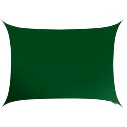 6m x 5m Rectangle Water Resistant Green Sun Shade Sail