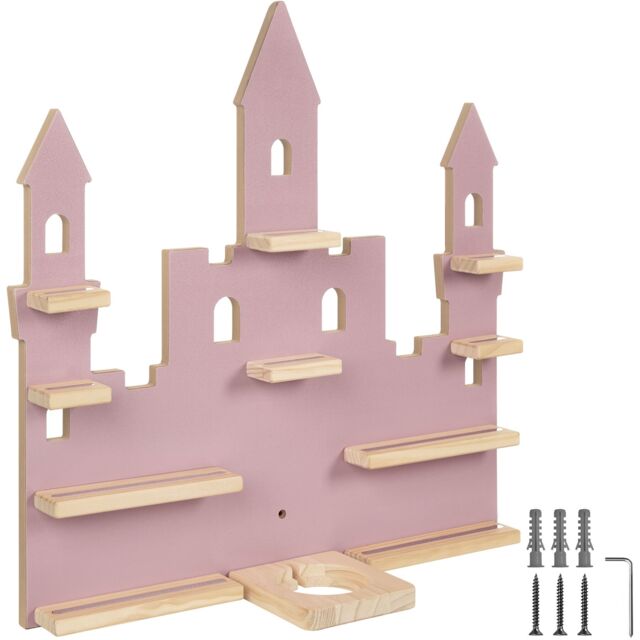 Wall Shelf Princess Palace - fits 22 Tonie figurines, magnetic strips, integrated cable management