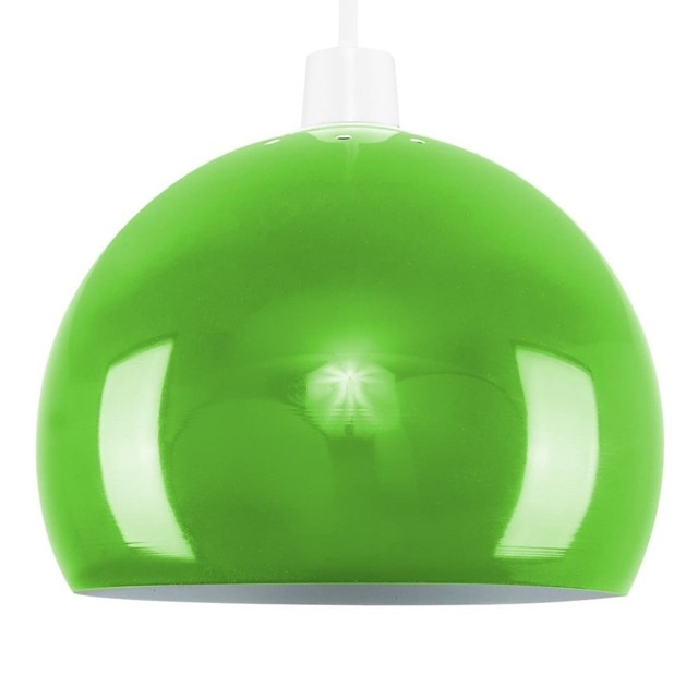 ValueLights Mini Arco Green Dome Ceiling Pendant Shade Green