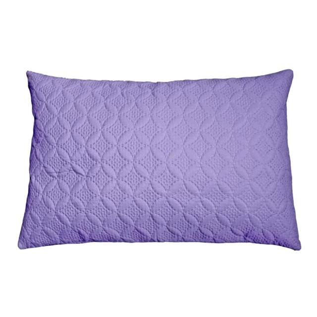 Homescapes Ultrasonic Mauve Quilted Embossed Cushion Cover - 50 x 75 cm Purple Mauve 50 x 75 cm