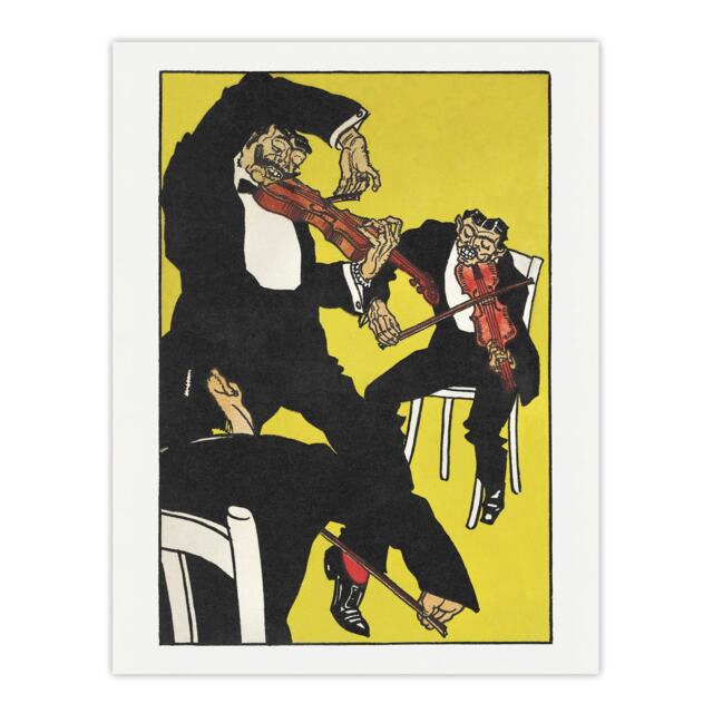 "Musicians Between 3 and 4 in the Morning Jung Wall Art Poster Print 12X16"""