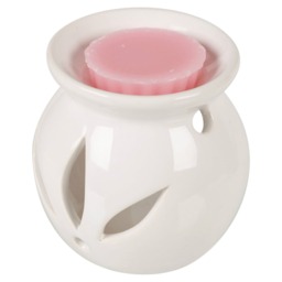Ceramic Scented Candle Burner with Wax Tart Pink 1