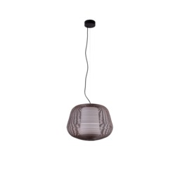 Nara Outdoor Pendant Ceiling Light Rust Brown 1x E27 IP65
