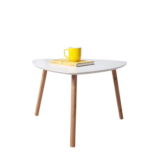 Malme Extra Large Outdoor Side Table for Balcony & Patio in White White White Extra Large 1