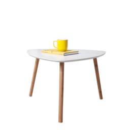 Malme Extra Large Outdoor Side Table for Balcony & Patio in White White White Extra Large 1