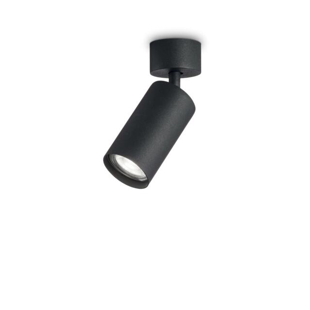 Dynamite Indoor 1 Light Spotlight Ceiling Lamp Black, GU10