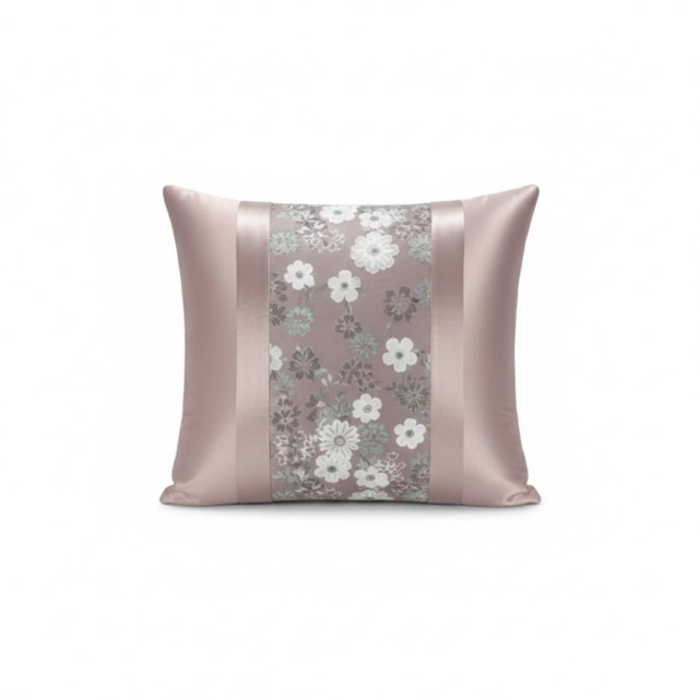 Embroidery Duvet Cover Set Luxury Bedding with Matching Pillowcases Pink One Size