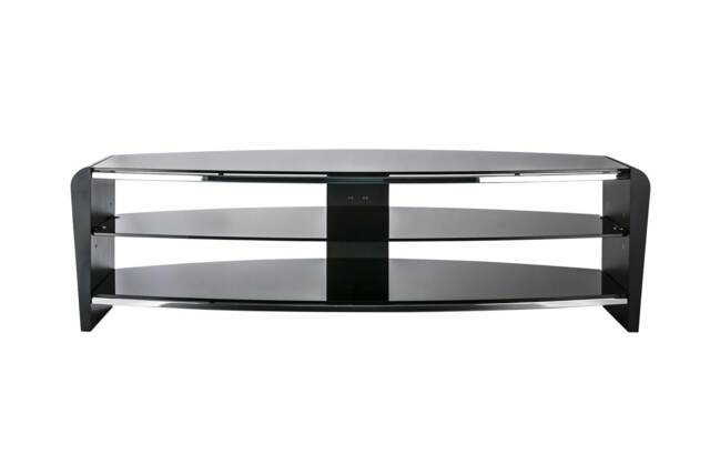 Francium TV-Stand with 3 Shelves Black Black Black One Size 69