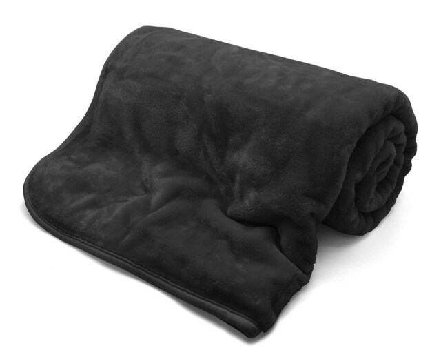 Mink Black Blanket 200x240cm