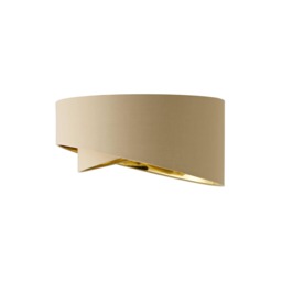 ValueLights Trekan Fabric Cream Ceiling Pendant Shade and Bulb