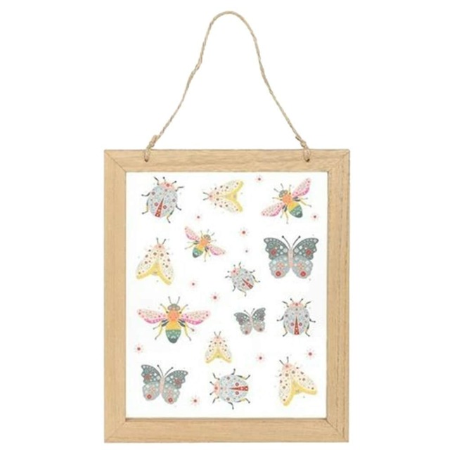 Something Different Glass Floral Bug Hanging Decoration - Multicoloured - One Size Multi