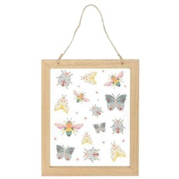 Something Different Glass Floral Bug Hanging Decoration - Multicoloured - One Size Multi