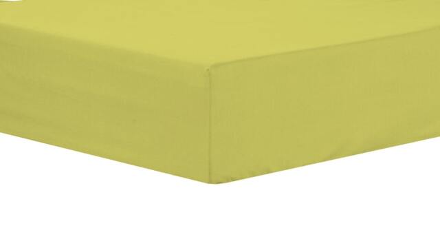 Basics Fitted Sheet in Ochre - King Yellow Yellow King