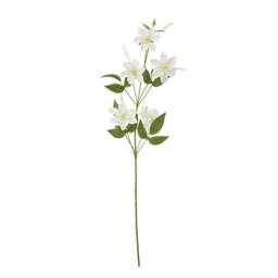 Hill Interiors Pearl Clematis Artificial Flower Spray - Cream - One Size