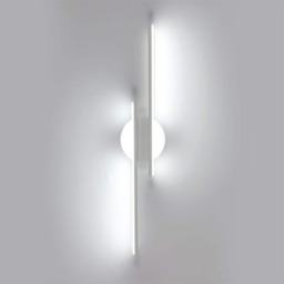 Modern Linear LED Wall Light 60cm Cool White 6500K White