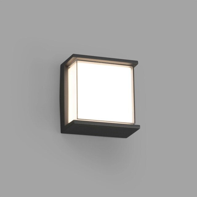 Hikari Outdoor LED Dark Grey Wall Light 10W 3000K IP65