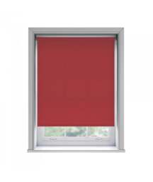 85cm No Drill Red Thermal Blackout Roller Blind (170cm Drop) Red