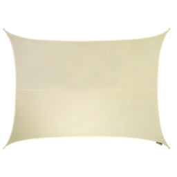6m x 5m Rectangle Waterproof Ivory Sun Shade Sail