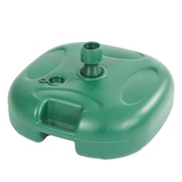 Harbour Housewares Plastic Fillable Parasol Base - 20 Litre - Green