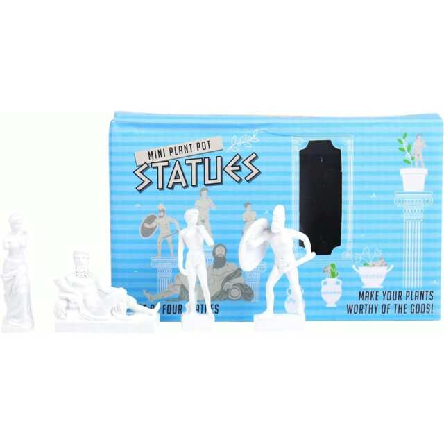 Gift Republic Mini Plant Pot Markers Greek God Statues