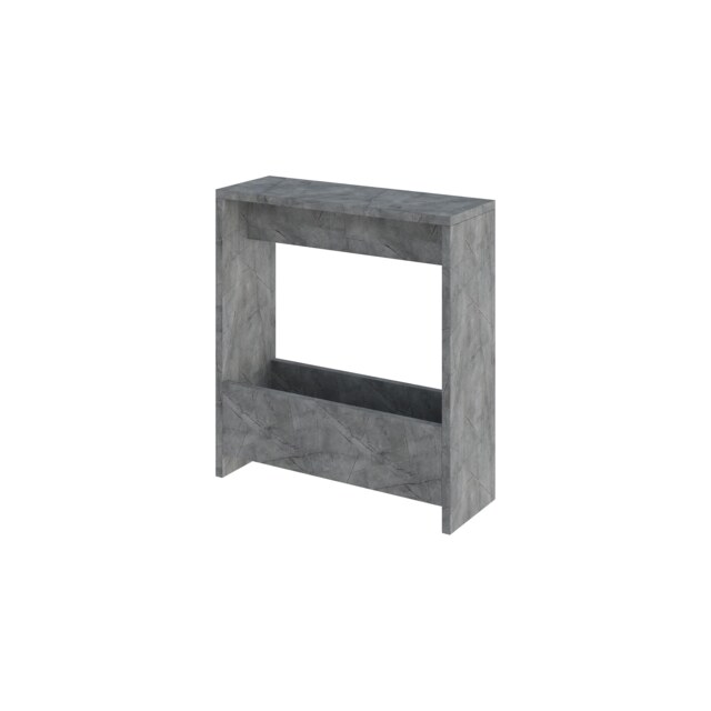 Decortie Simpi Slim Side Table 55x20x60cm Gold Marble Effect