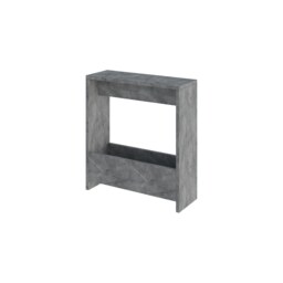 Decortie Simpi Slim Side Table 55x20x60cm Gold Marble Effect