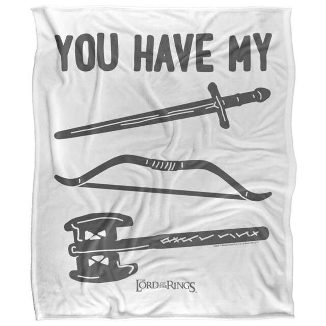 Lord Of The Rings You Have My Quote Blanket - Multicoloured - One Size